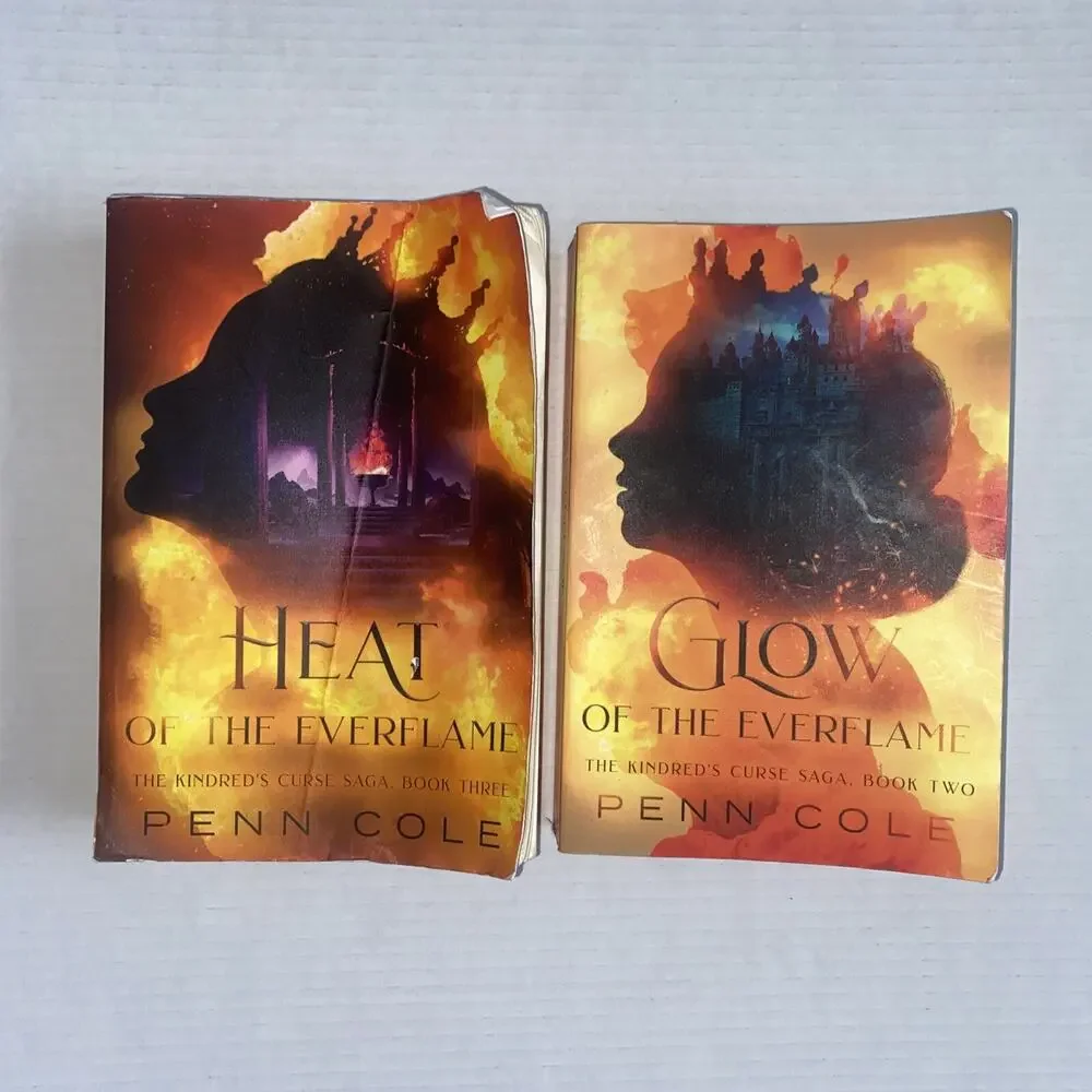 Glow and Heat Of The Everflame - Books 2 & 3 in series By Penn Cole